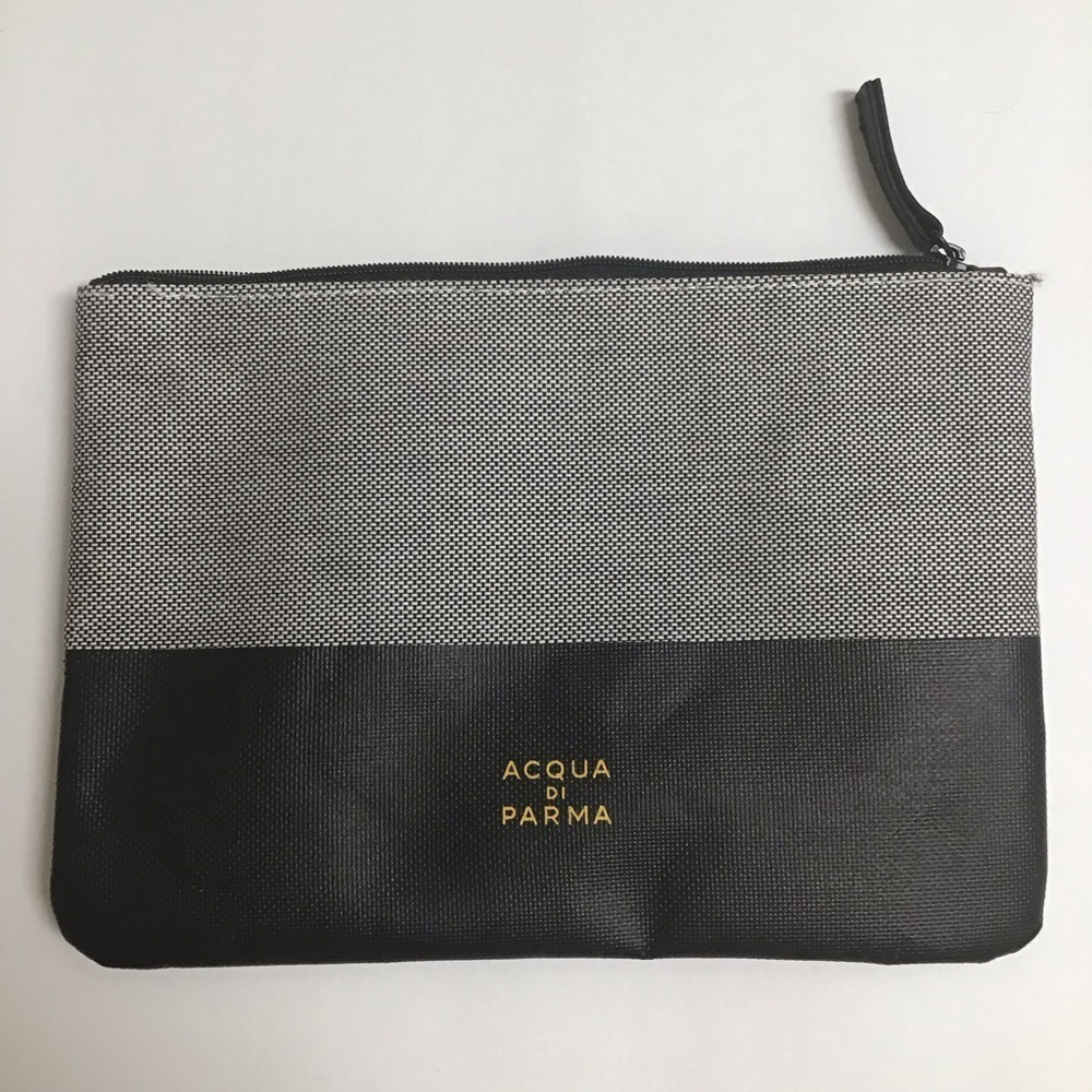 Acqua Di Parma for Air Canada Zip Pouch Amenity Toiletry Bag Travel Case EMPTY